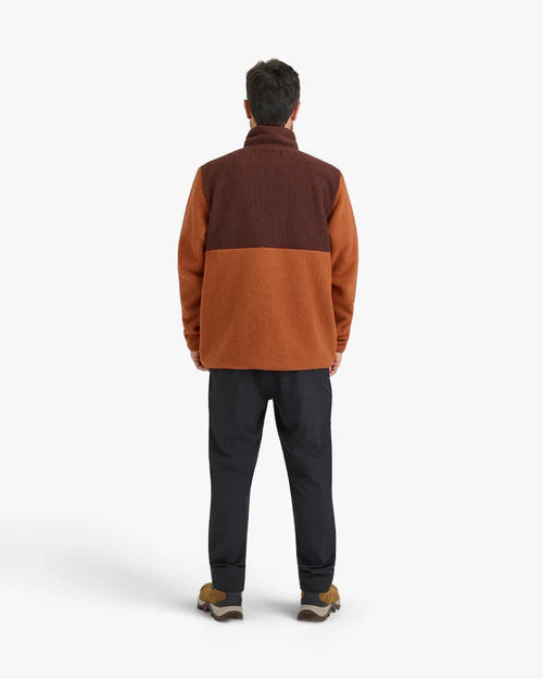 Blusão Fleece Sherpa All Gender Terracota
