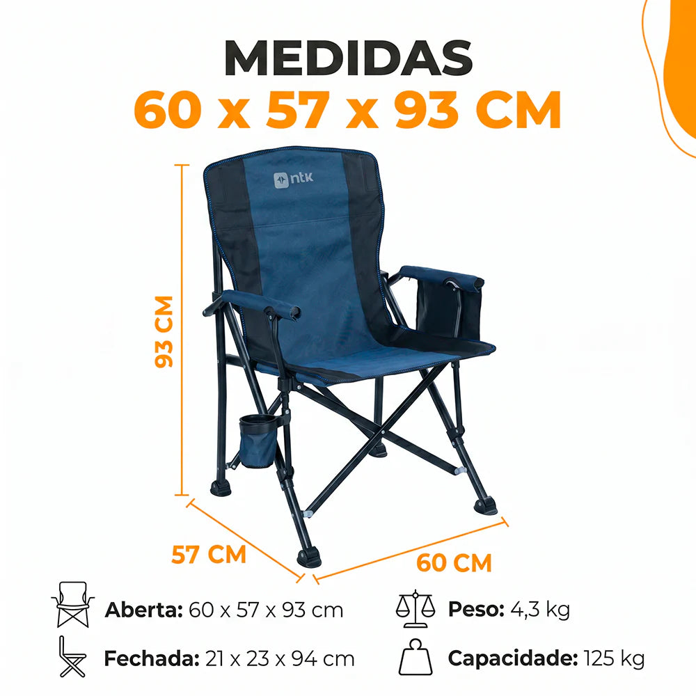 Cadeira Dobrável Diretor Astra NTK