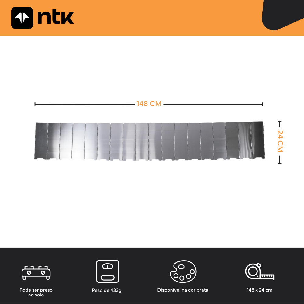 Escudo para Fogareiro G NTK com 18 Abas