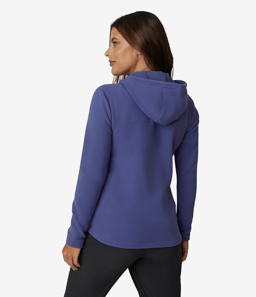 Fleece Feminino TKA 100 Glacier Full Zip com Capuz