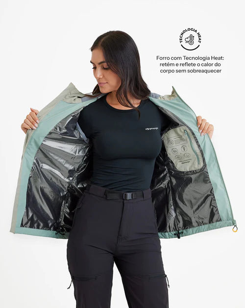 Jaqueta Impermeável Darwin Heat Feminina