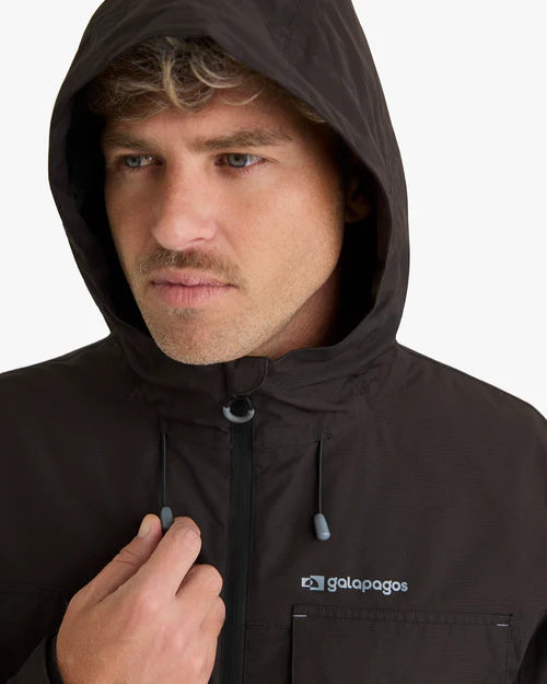 Jaqueta Impermeável Darwin Heat Masculina Preta