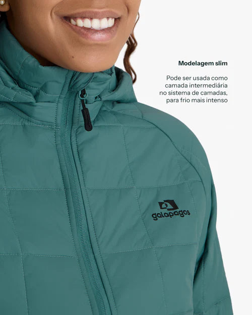 Jaqueta Puffer Ibex Thermolite Heat Feminina