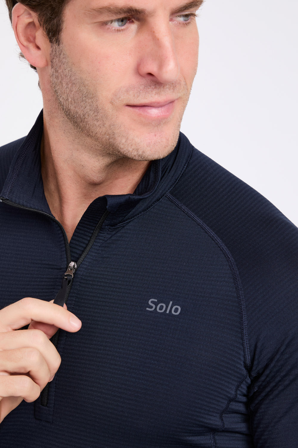 Segunda Pele Solo Thermal Grid Zip