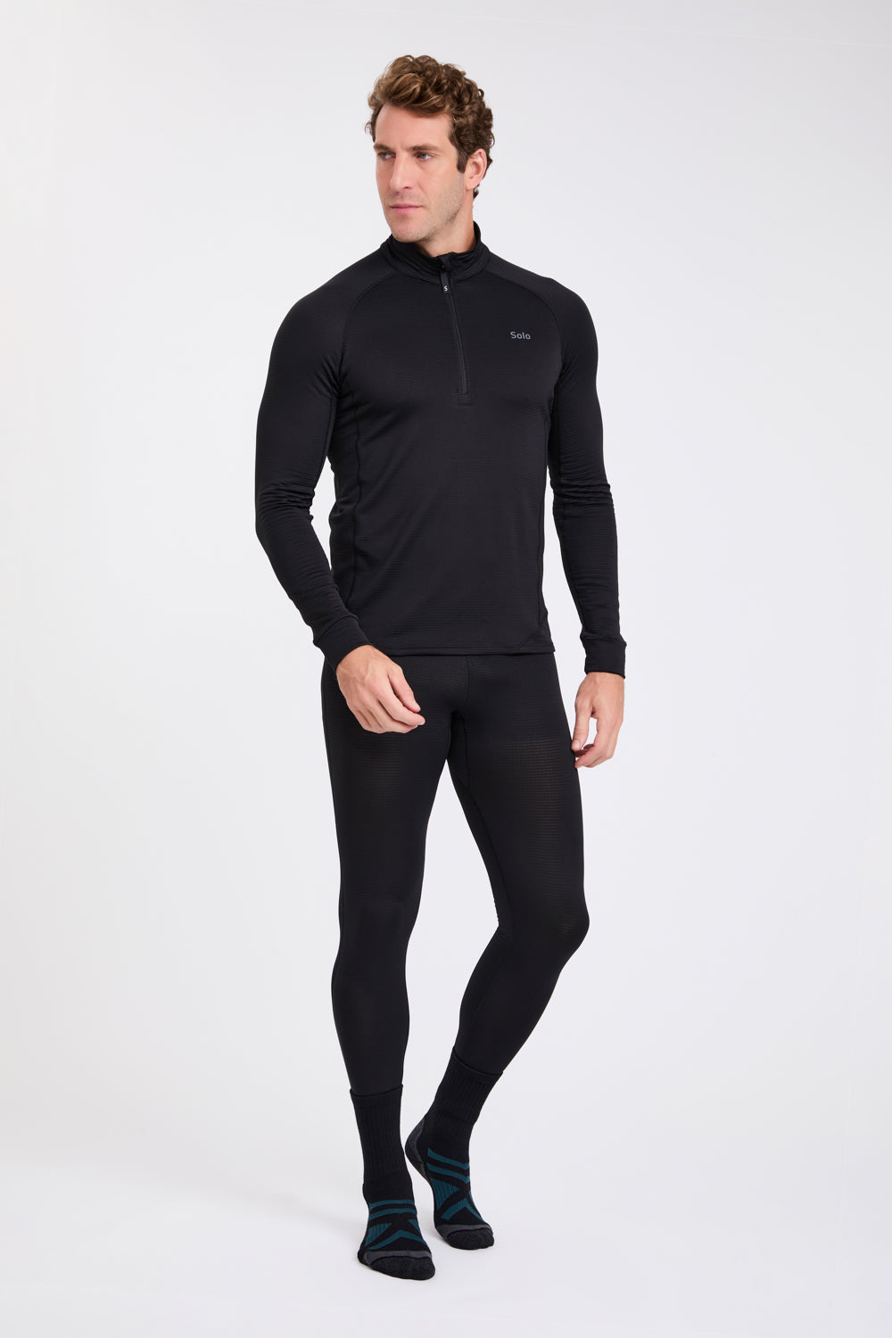 Segunda Pele Solo Thermal Grid Zip