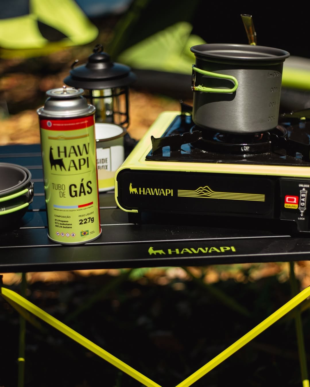 Fogareiro de Mesa a gás com Maleta