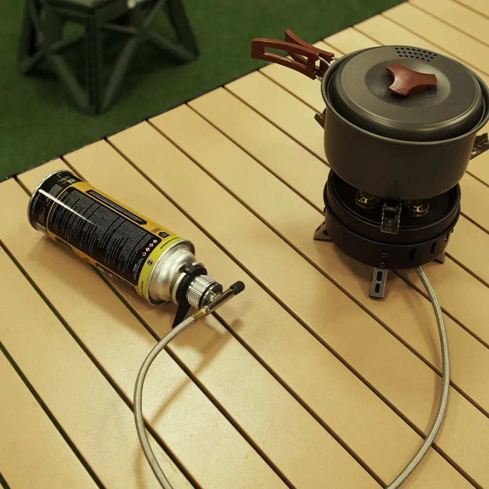 Adaptador para Campgás Compacto em Alumínio e Plástico