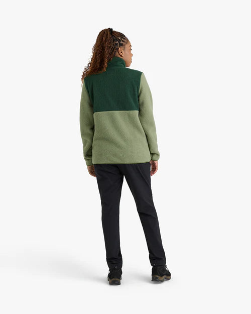 Blusão Fleece Sherpa All Gender Verde