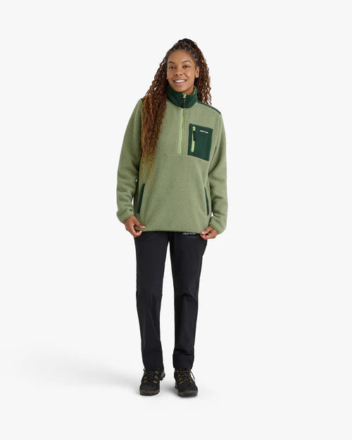 Blusão Fleece Sherpa All Gender Verde