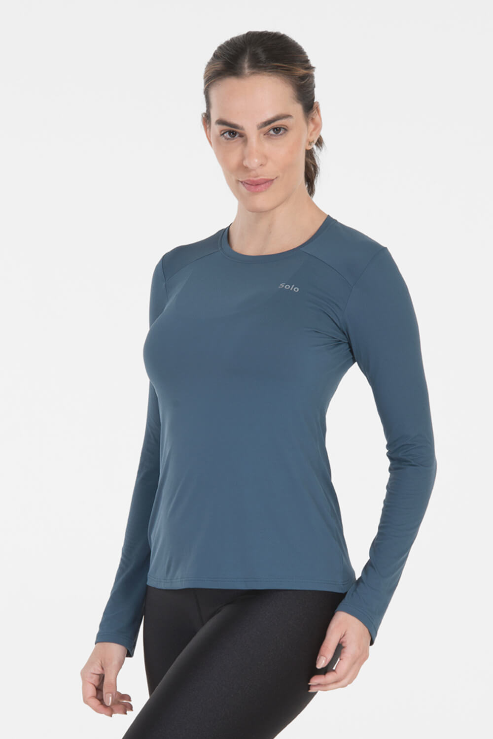 Camiseta Solo Ion UV Feminina Lady Manga Longa