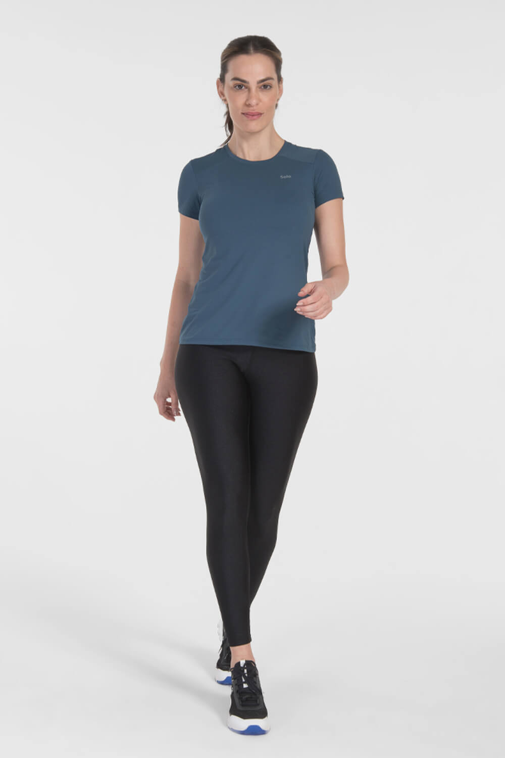 Camiseta Solo Ion UV Feminina Lady Manga Curta