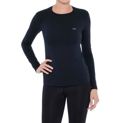 Camiseta Solo Ion UV Feminina Lady Manga Longa