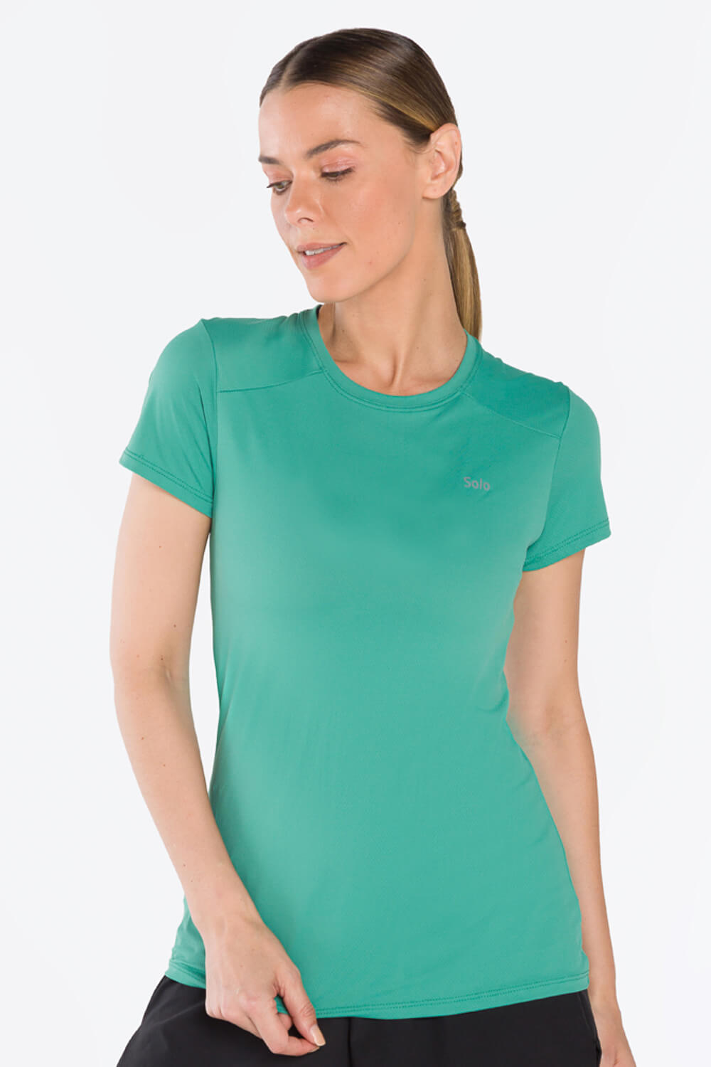 Camiseta Solo Ion UV Feminina Lady Manga Curta