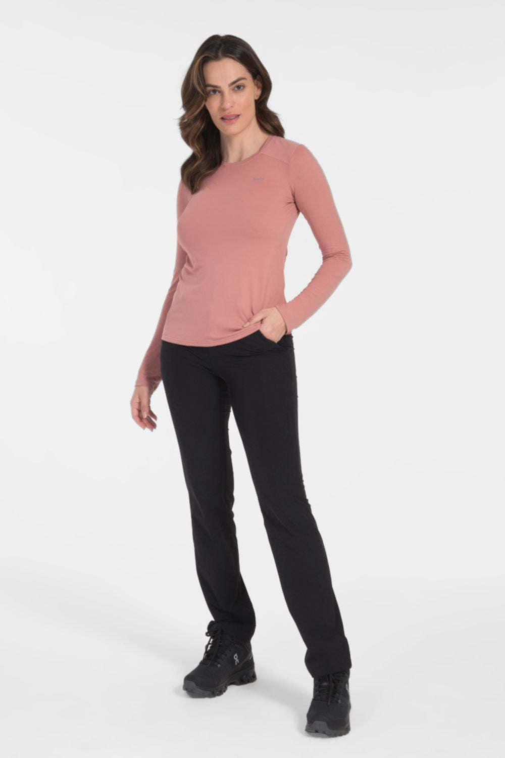 Camiseta Solo Ion UV Feminina Lady Manga Longa