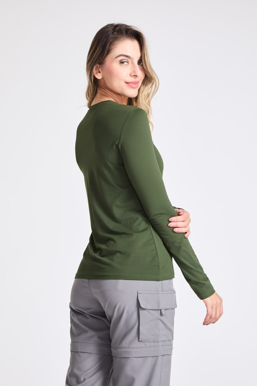 Camiseta Solo Ion UV Feminina Lady Manga Longa