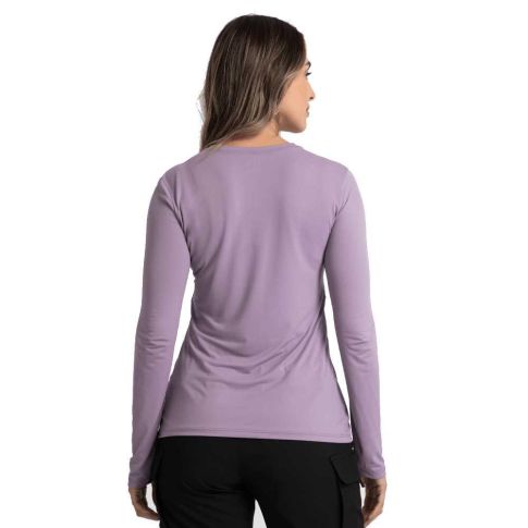 Camiseta Solo Ion UV Feminina Lady Manga Longa