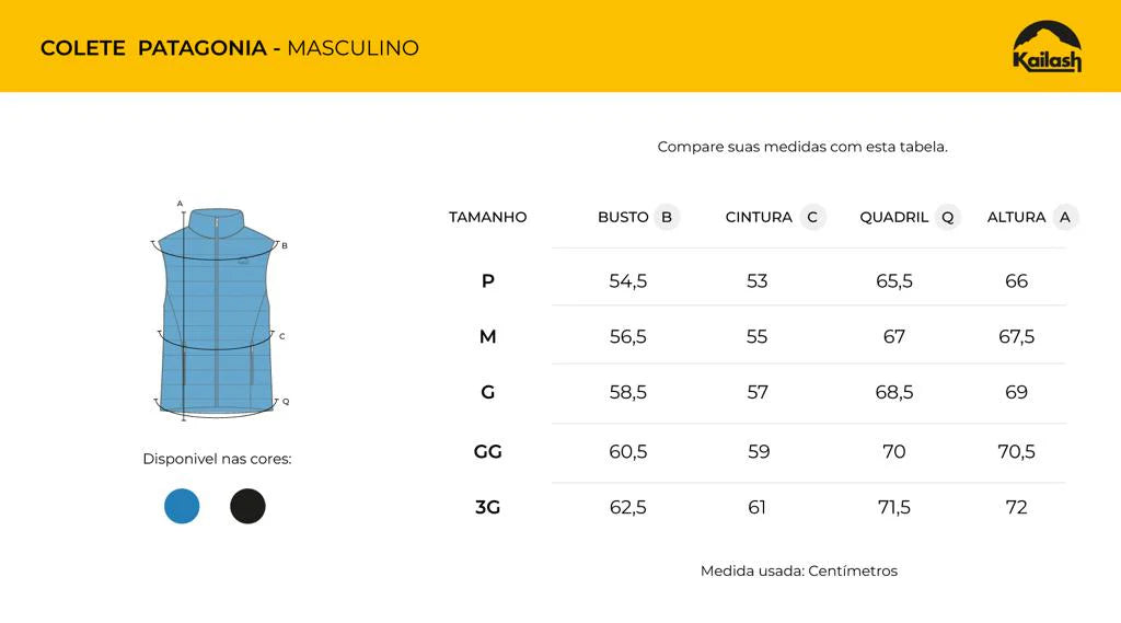 Colete Patagônia Puffer Masculino