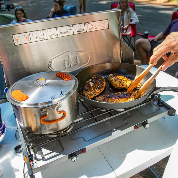 Conjunto de Panelas INOX Base Camper