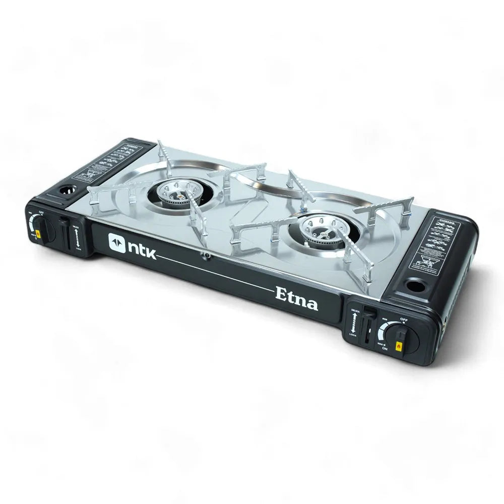 Fogareiro Horizontal 2 Bocas ETNA Aço Inoxidável