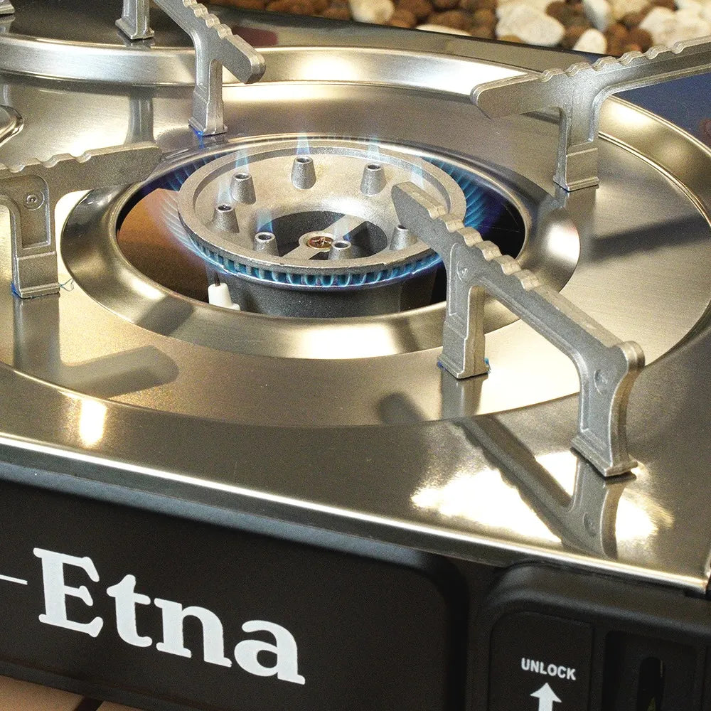 Fogareiro Horizontal 2 Bocas ETNA Aço Inoxidável