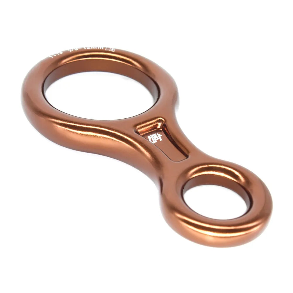 Freio oito (8) em alumínio Basic marrom 35KN