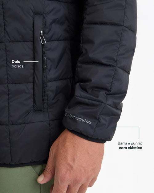 Jaqueta Puffer Thermolite Heat Masculina