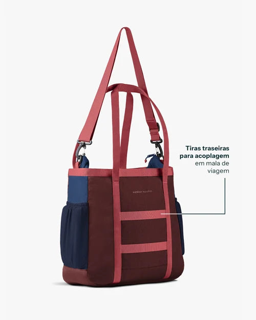 Bolsa Tote All-In Daily 21L - Bordo e Marinho
