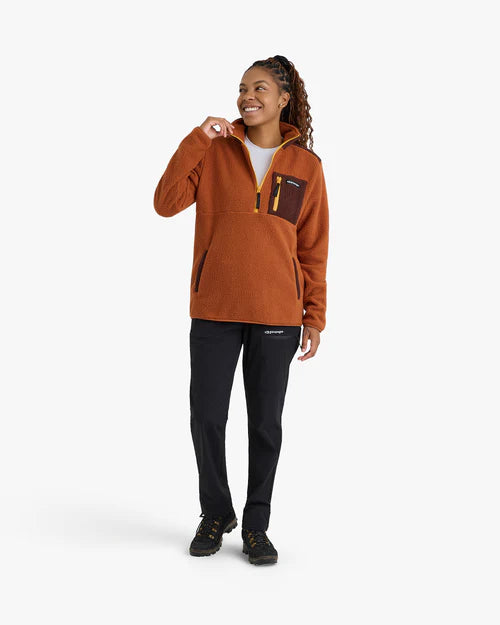 Blusão Fleece Sherpa All Gender Terracota