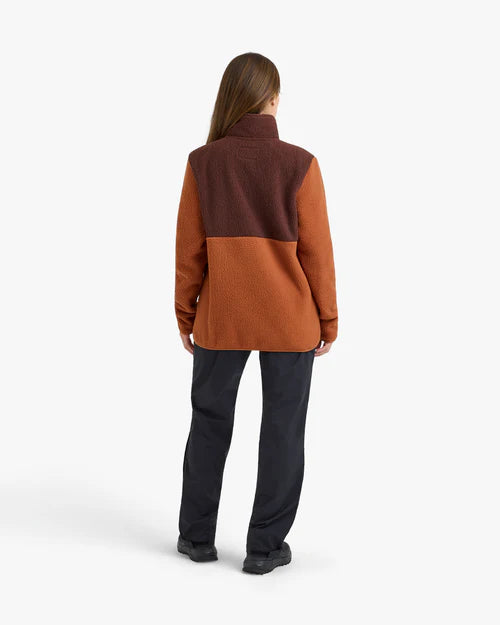 Blusão Fleece Sherpa All Gender Terracota