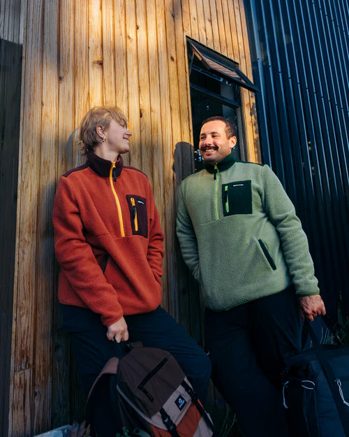Blusão Fleece Sherpa All Gender Terracota