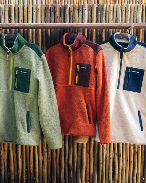 Blusão Fleece Sherpa All Gender Terracota