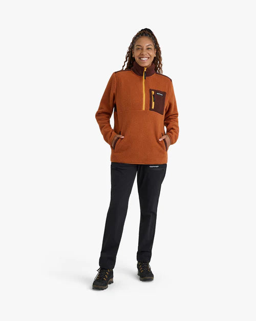 Blusão Fleece Sherpa All Gender Terracota