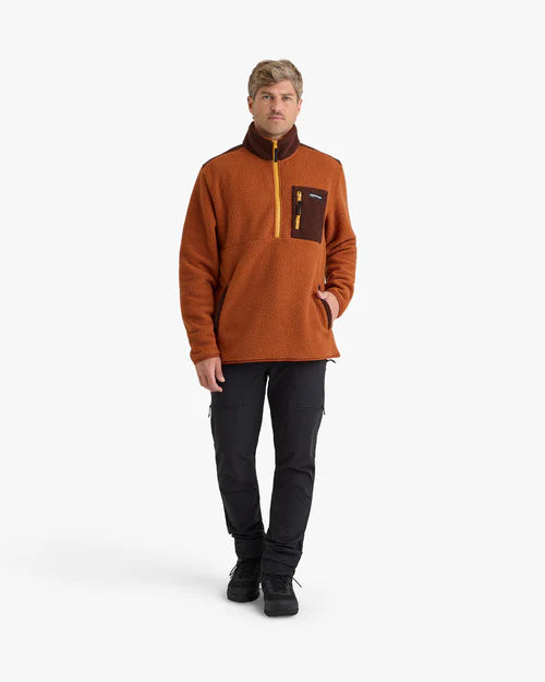 Blusão Fleece Sherpa All Gender Terracota