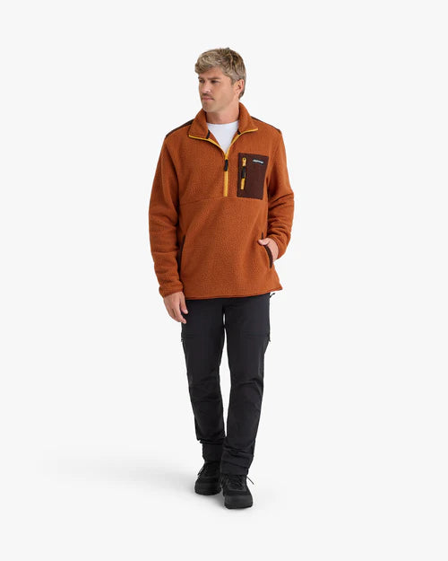 Blusão Fleece Sherpa All Gender Terracota