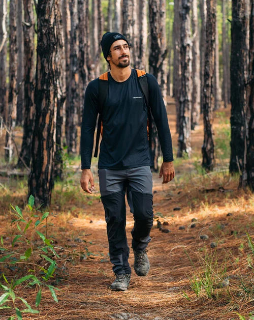 Calça Hiker Masculina Chumbo e Preta