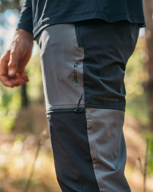 Calça Hiker Masculina Chumbo e Preta