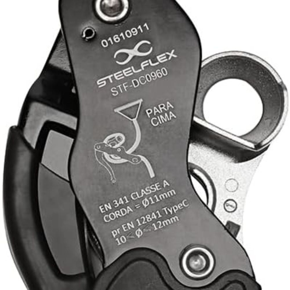 Descensor Steel Flex com sistema autoblocante e anti-pânico