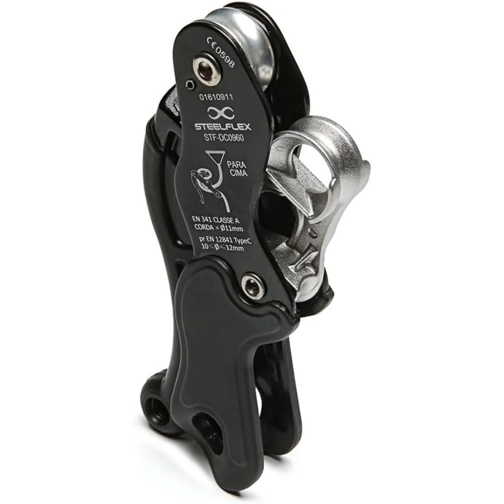 Descensor Steel Flex com sistema autoblocante e anti-pânico