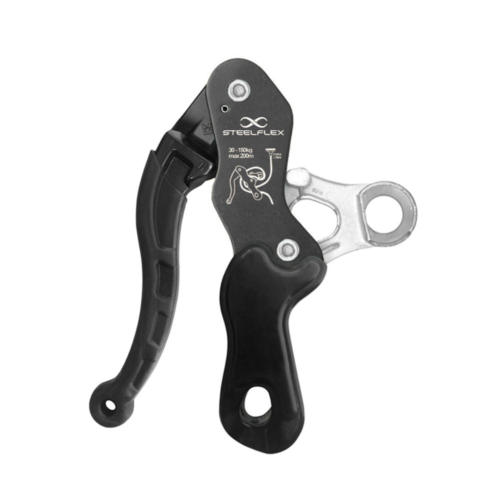 Descensor Steel Flex com sistema autoblocante e anti-pânico