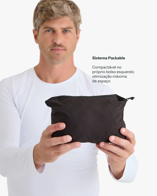 Jaqueta Impermeável Darwin Heat Masculina Preta