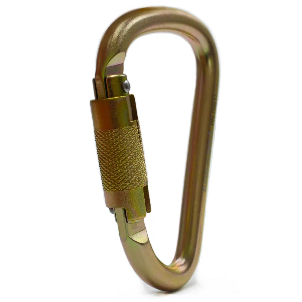 Mosquetão Aço HMS Trava Automática 50KN CE EN NBR