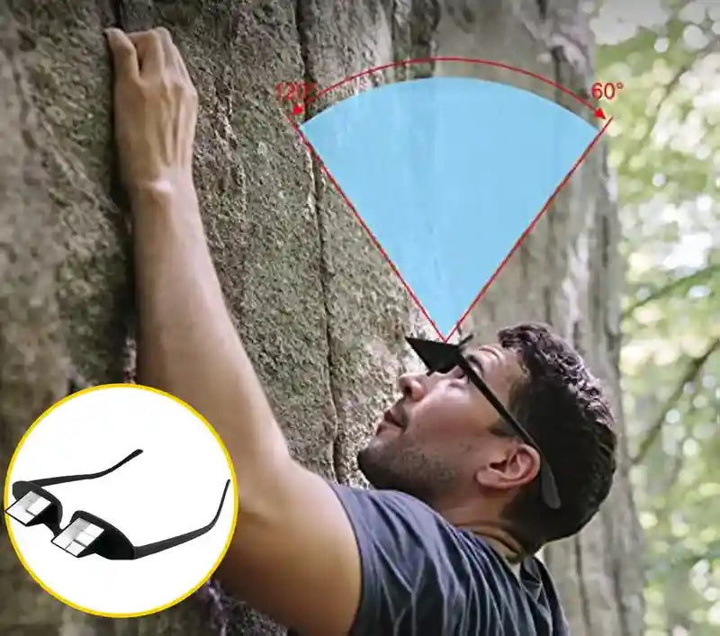 Óculos de escalada ao ar livre prismáticos
