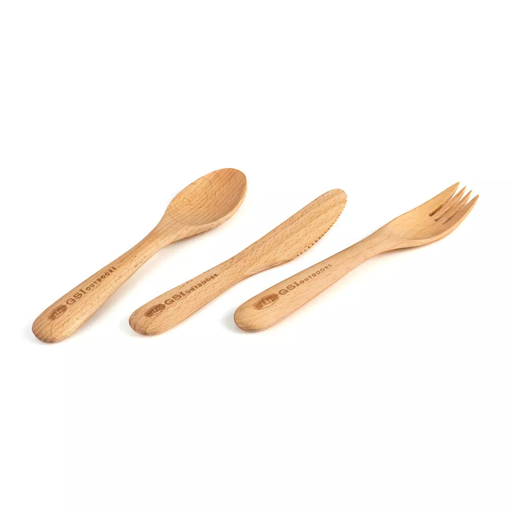 Talheres de madeira Rakau Cutlery Set