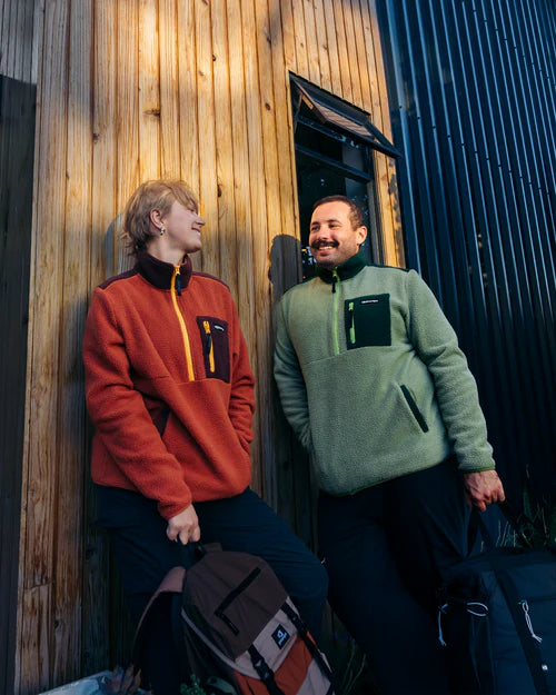 Blusão Fleece Sherpa All Gender Verde