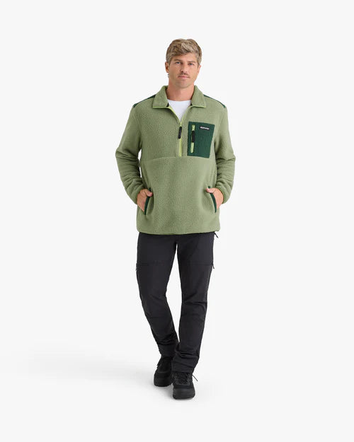 Blusão Fleece Sherpa All Gender Verde