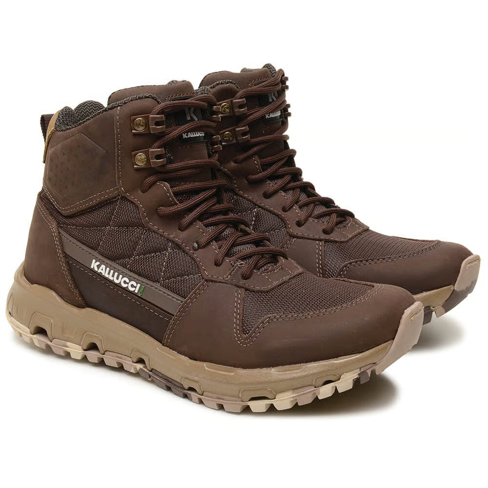 Bota Adventure Cano Alto Running Hero K Trail Marrom