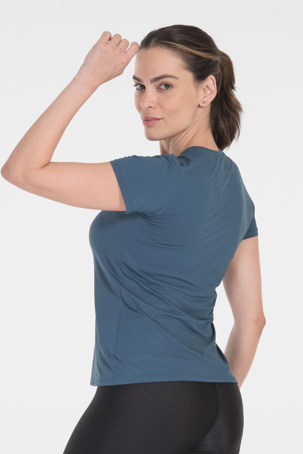 Camiseta Solo Ion UV Feminina Lady Manga Curta