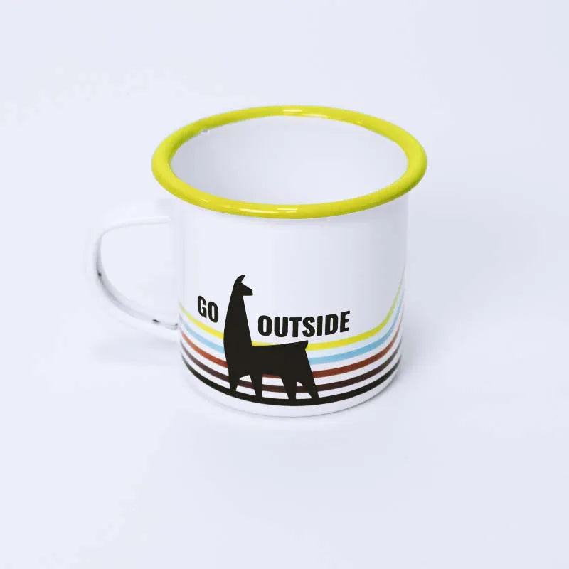 Caneca 7 Cores Aço Esmaltado 300ml