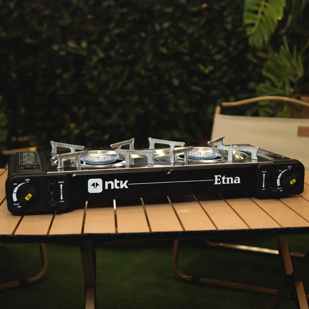 Fogareiro Horizontal 2 Bocas ETNA Aço Inoxidável