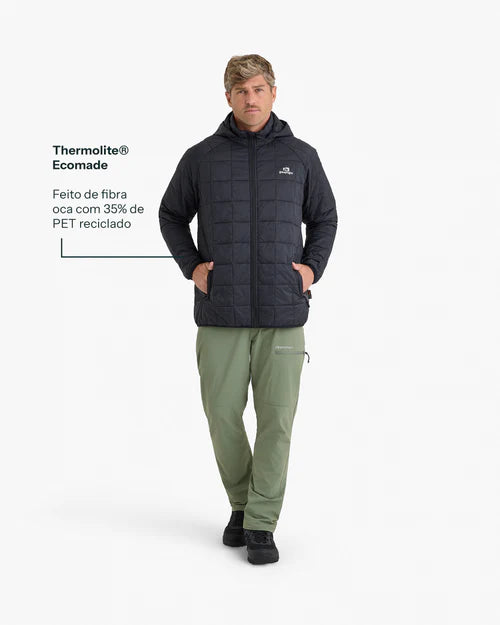 Jaqueta Puffer Thermolite Heat Masculina